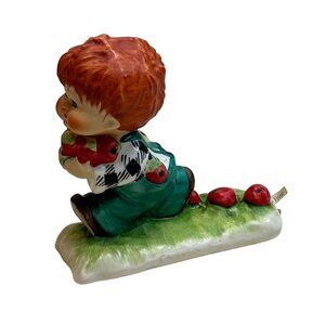 Goebel Redheads Red Head Forbidden Fruit Figurine 1958 W Germany